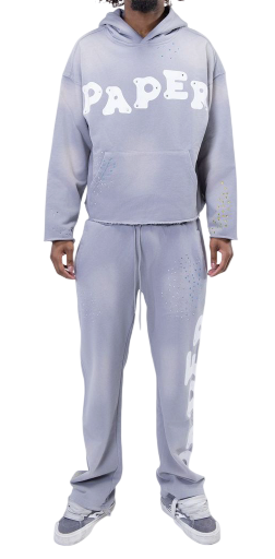 PAPER MONEY GREY SWEATSUIT