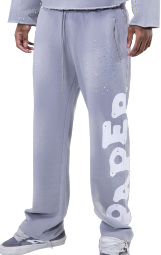 PAPER MONEY GREY SWEATPANTS
