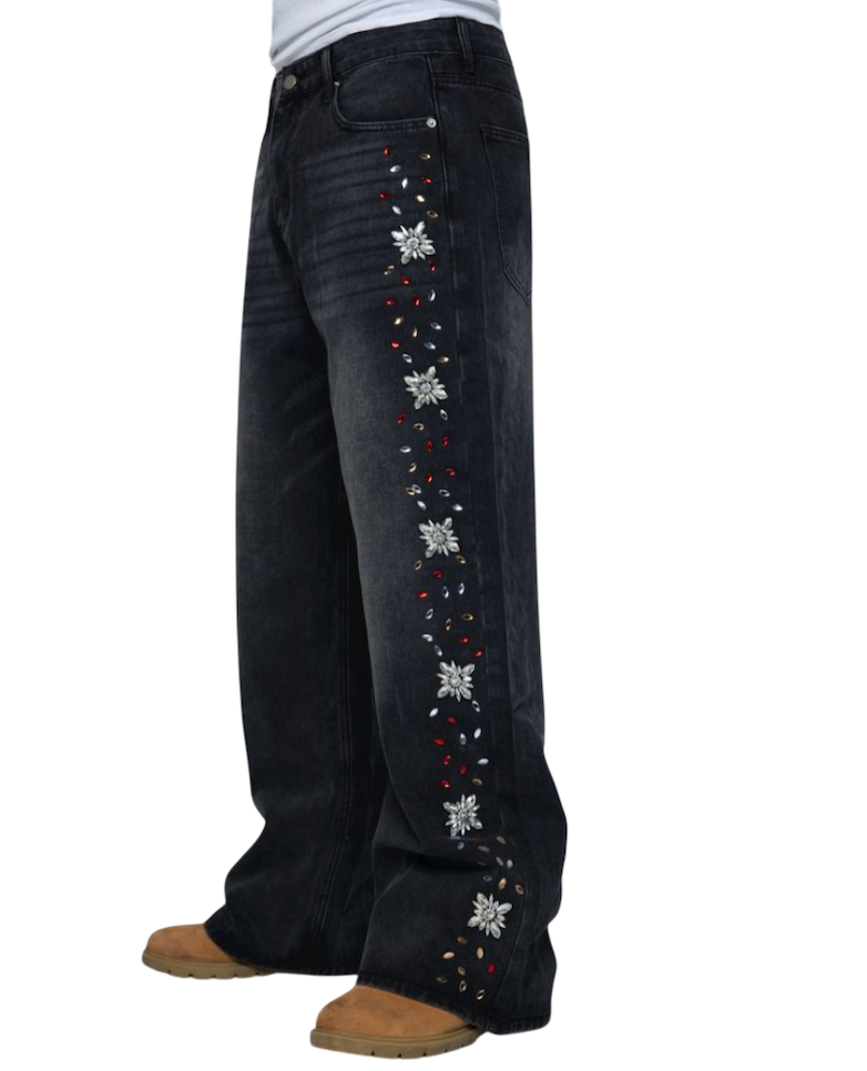 FRATERNAL BLACK "INTERSTELLAR" JEANS