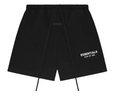FEAR OF GOD ESSENTIALS JET BLACK SHORTS