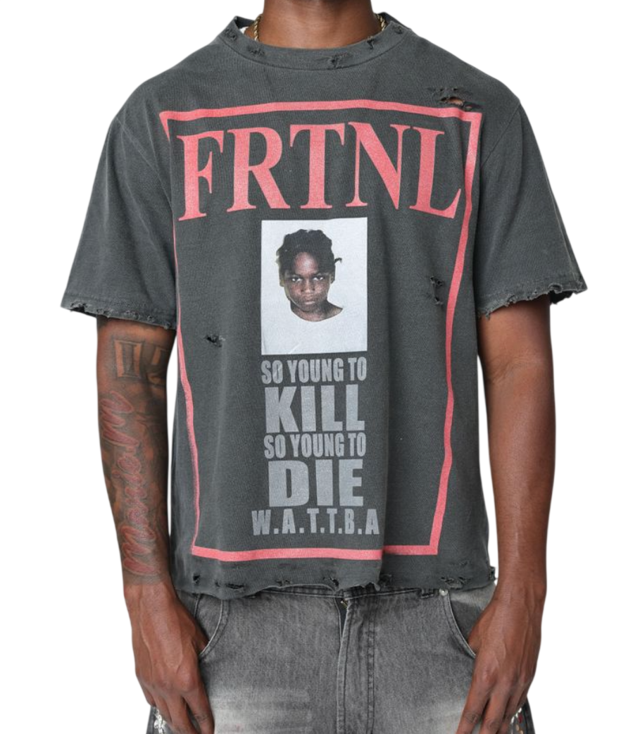 FRATERNAL GREY YUMMY TEE
