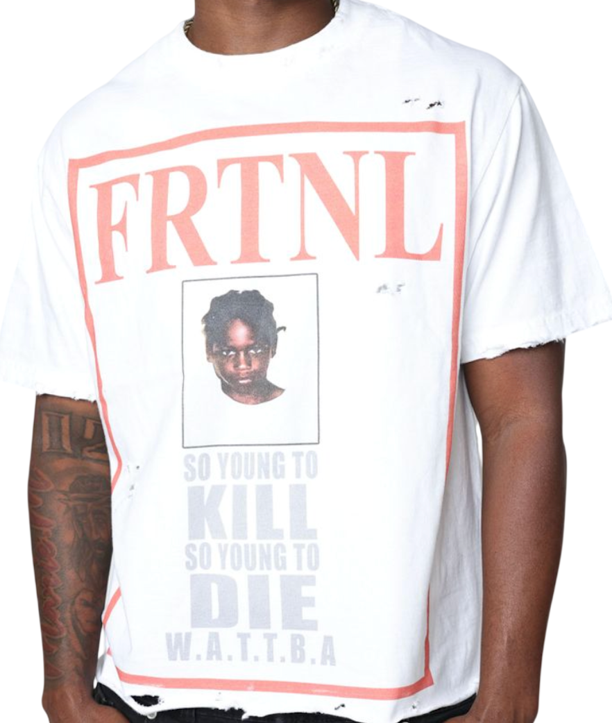 FRATERNAL WHITE YUMMY TEE