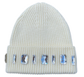 LOUIS CROWN BONE BEANIE
