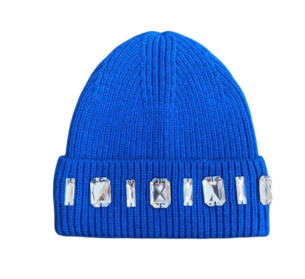 LOUIS CROWN ROYAL BLUE BEANIE