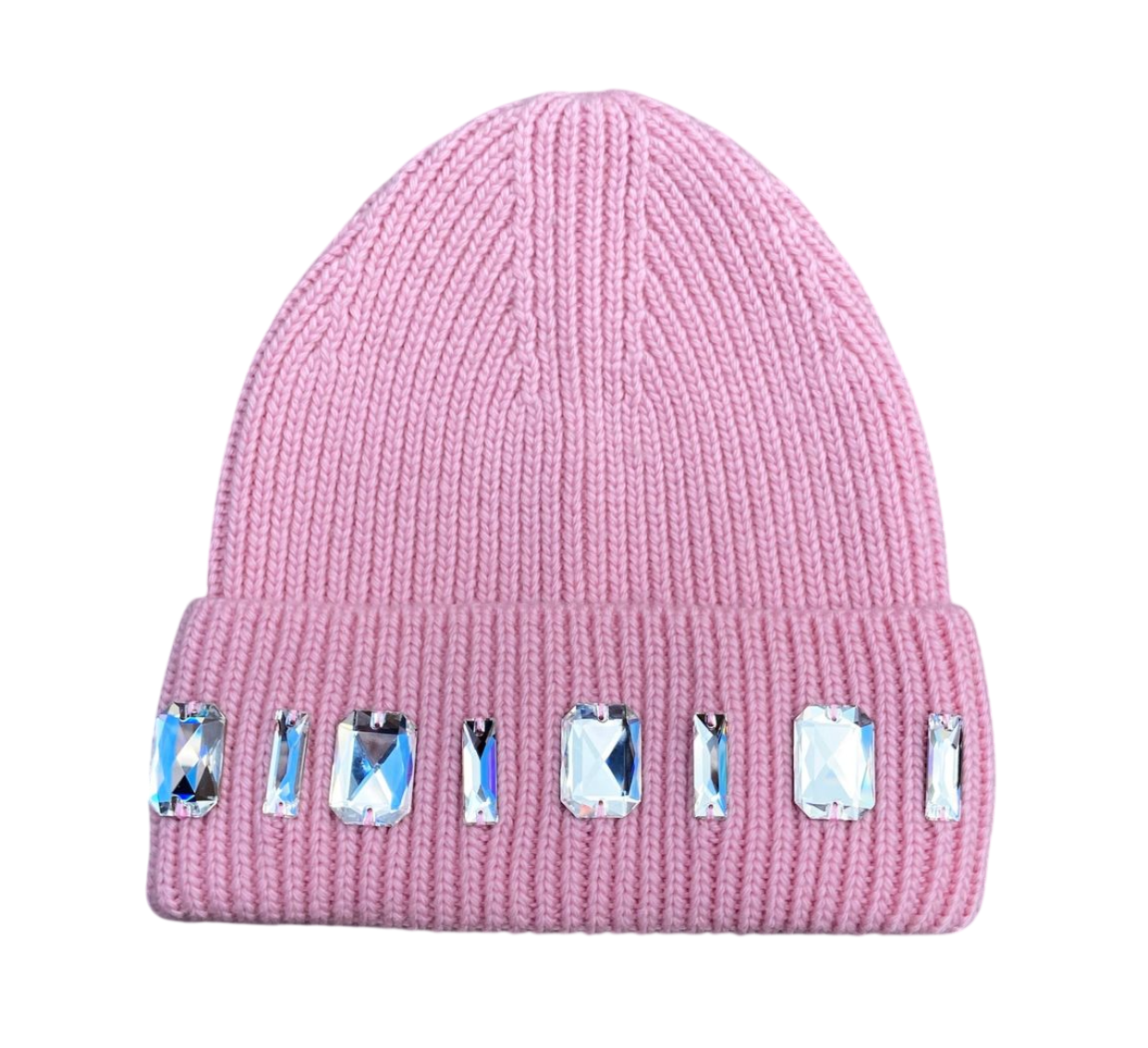 LOUIS CROWN PINK BEANIE