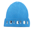 LOUIS CROWN BABY BLUE BEANIE