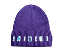 LOUIS CROWN PURPLE BEANIE