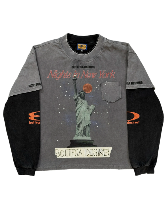 BOTTEGA DESIRES NIGHTS IN NY LAYERED LONG SLEEVE
