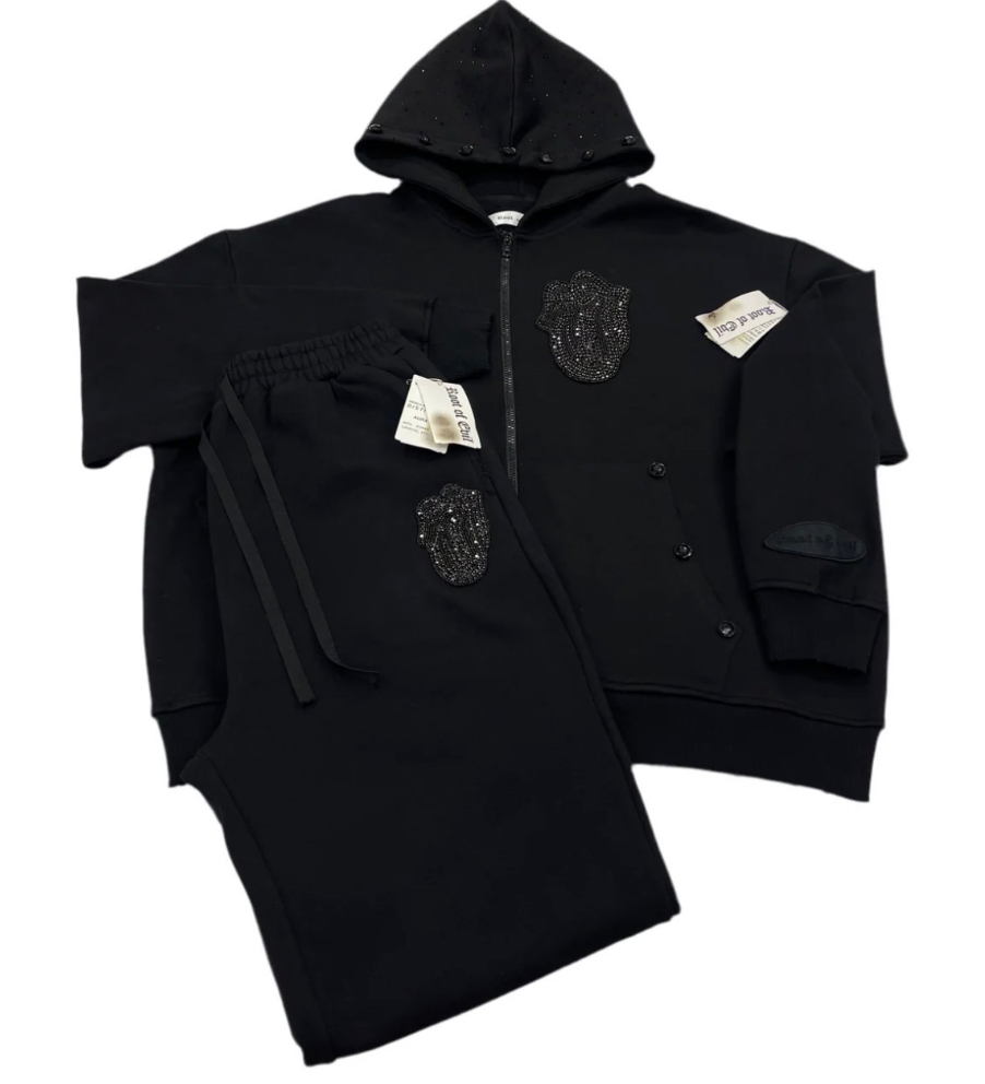 ROOT OF EVIL BLACK OUT JOGGER SET