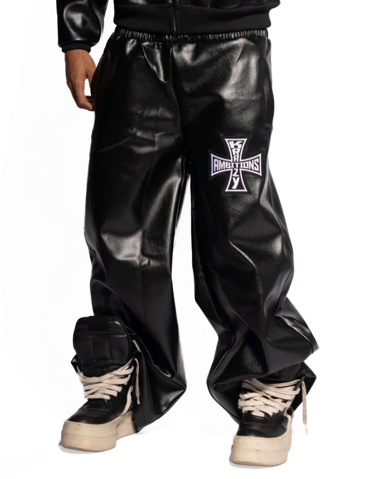 KZA RUNWAY LEATHER PANTS