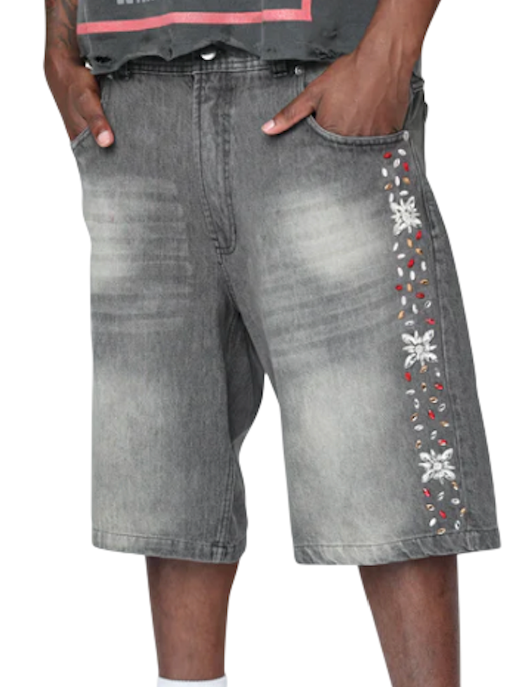 FRATERNAL GREY INTERSTELLAR JORTS