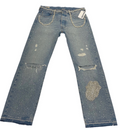 ROOT OF EVIL CRUSHED ICE AND PEARLS JEANS