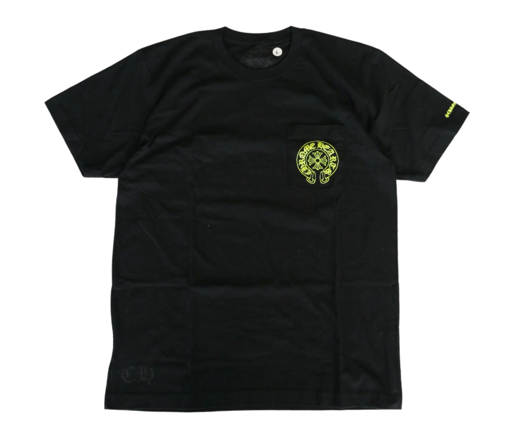 CHROME HEARTS FLUORESCENT GREEN HORSE TEE