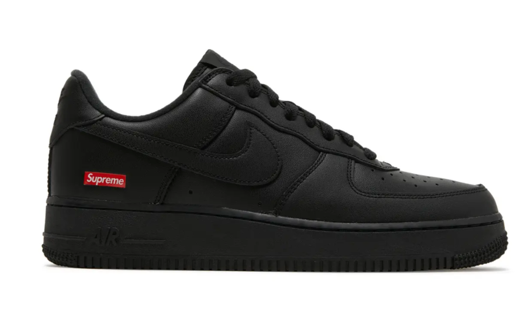 SUPREME x AIR FORCE 1 LOW BLACK