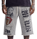 MERLIN ROLLING CHEETAH STONES SHORTS