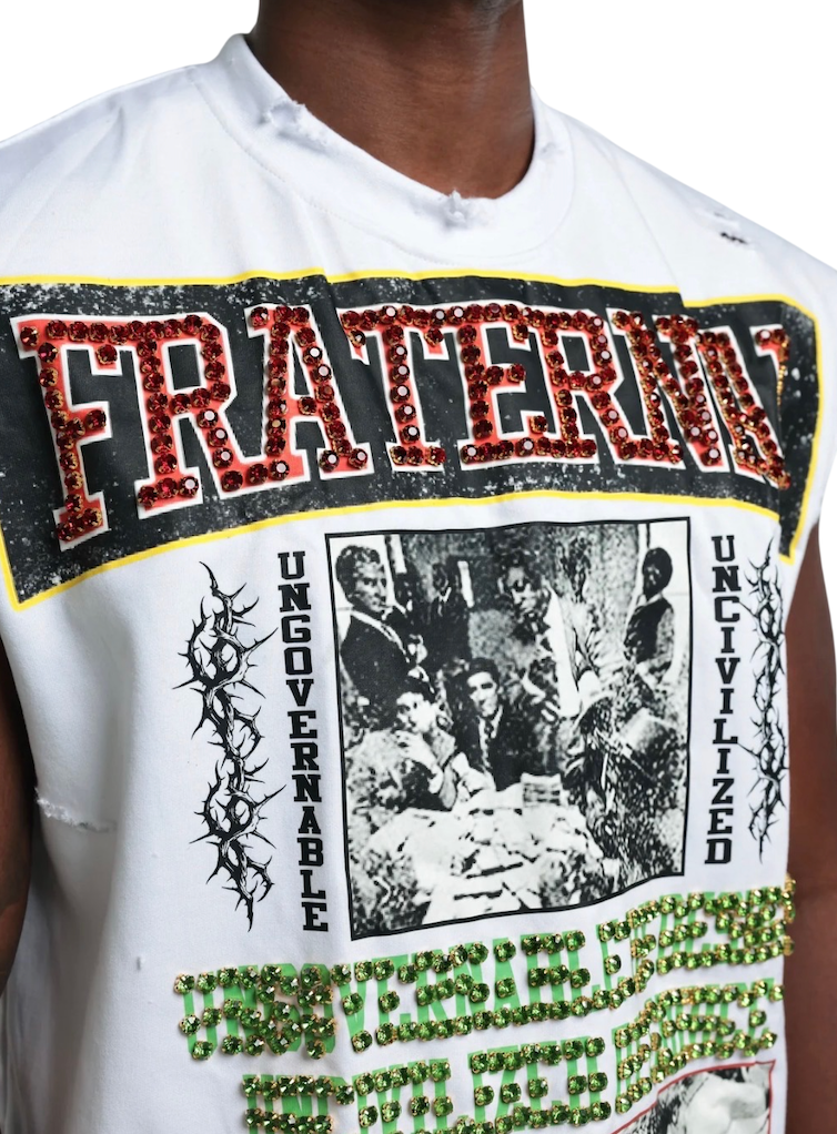 FRATERNAL UNCIVILIZED SLEEVELES TEE