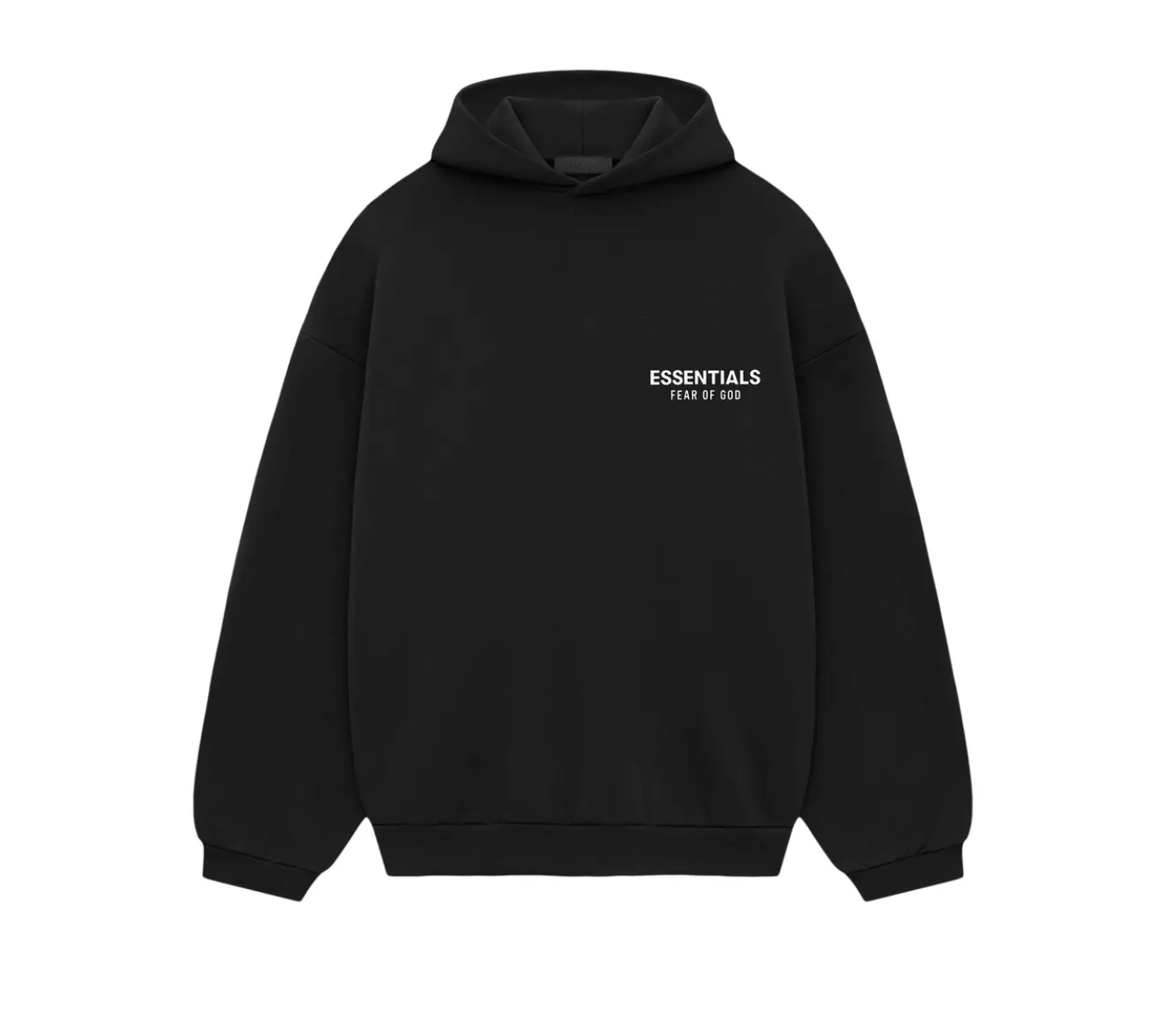 FEAR OF GOD ESSENTIALS BLACK (FW24) HOODIE