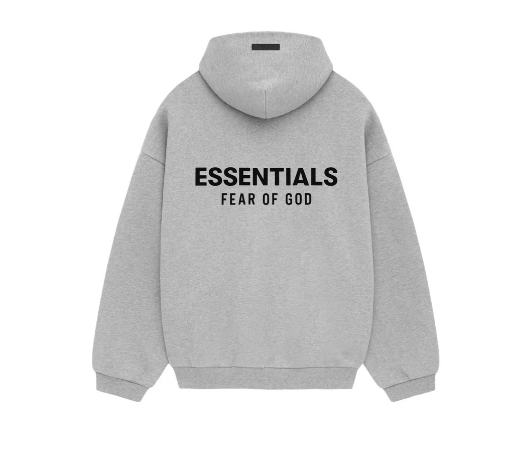 FEAR OF GOD ESSENTIALS LIGHT HEATHER GREY (FW24) HOODIE