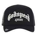 GODSPEED FOREVER BLACK/WHITE TRUCKER HAT
