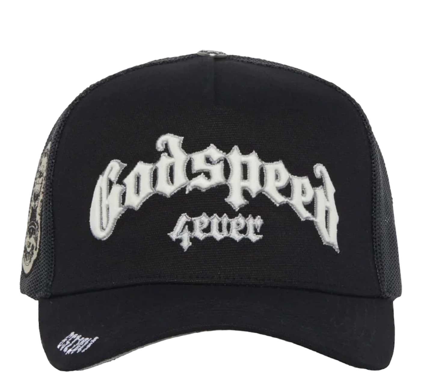 GODSPEED FOREVER BLACK/WHITE TRUCKER HAT