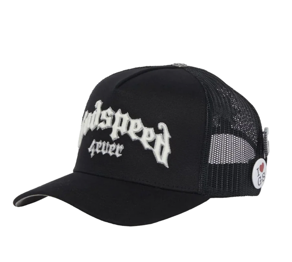 GODSPEED FOREVER BLACK/WHITE TRUCKER HAT