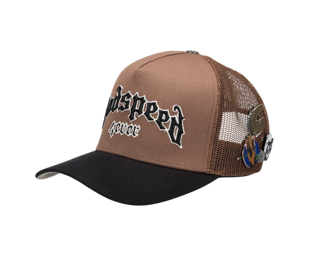 GODSPEED GS FOREVER BROWN TRUCKER HAT