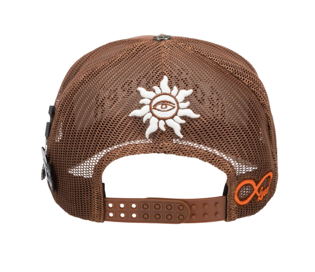 GODSPEED GS FOREVER BROWN TRUCKER HAT