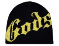 GODSPEED OG LOGO STUDDED BEANIE BLACK/YELLOW