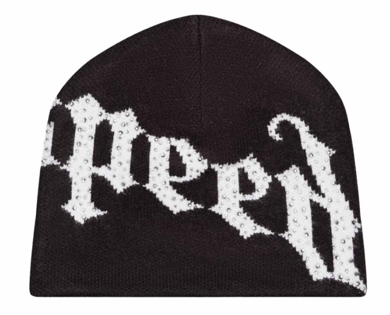 GODSPEED OG LOGO STUDDED BEANIE BLACK/WHITE