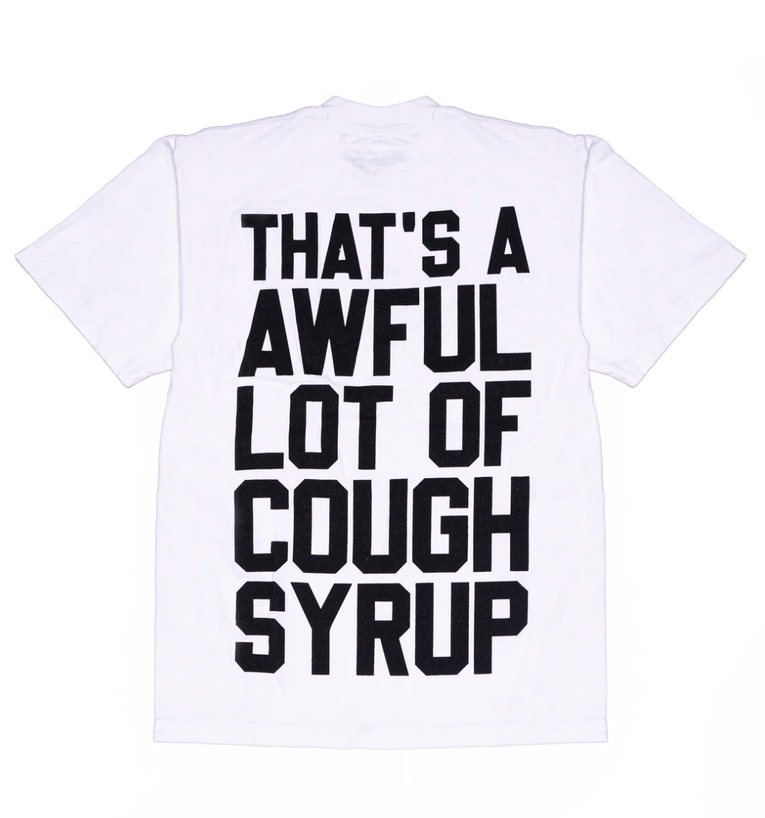 CLASSIC COUGH SYRUP TEE WHITE