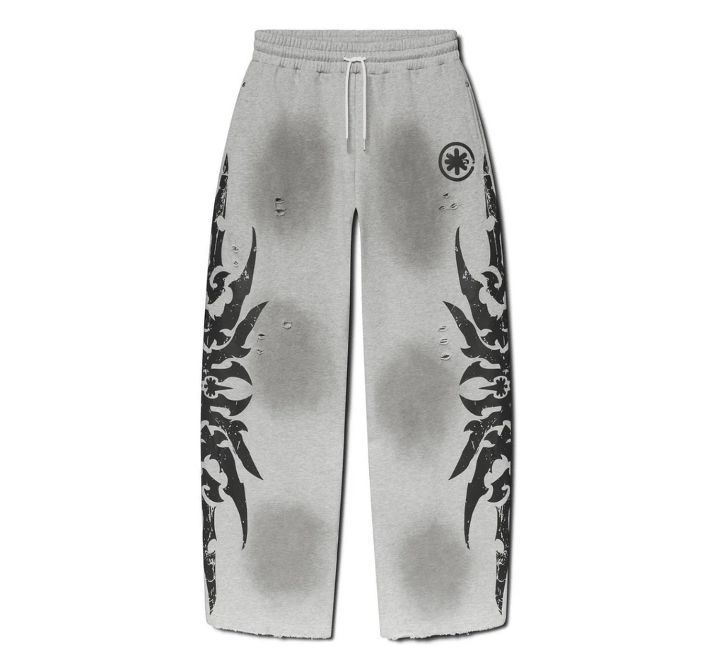 LOSTSHDWS COMPLEX CON DIRTY ZIP UP SWEATPANTS