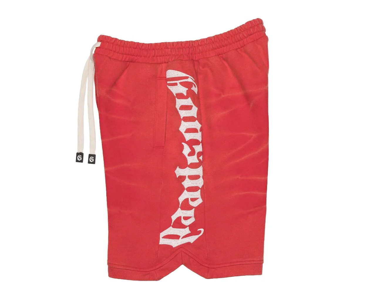 GODSPEED COURTSIDE RED WASH SHORTS