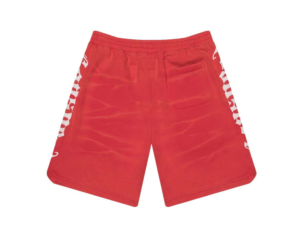 GODSPEED COURTSIDE RED WASH SHORTS