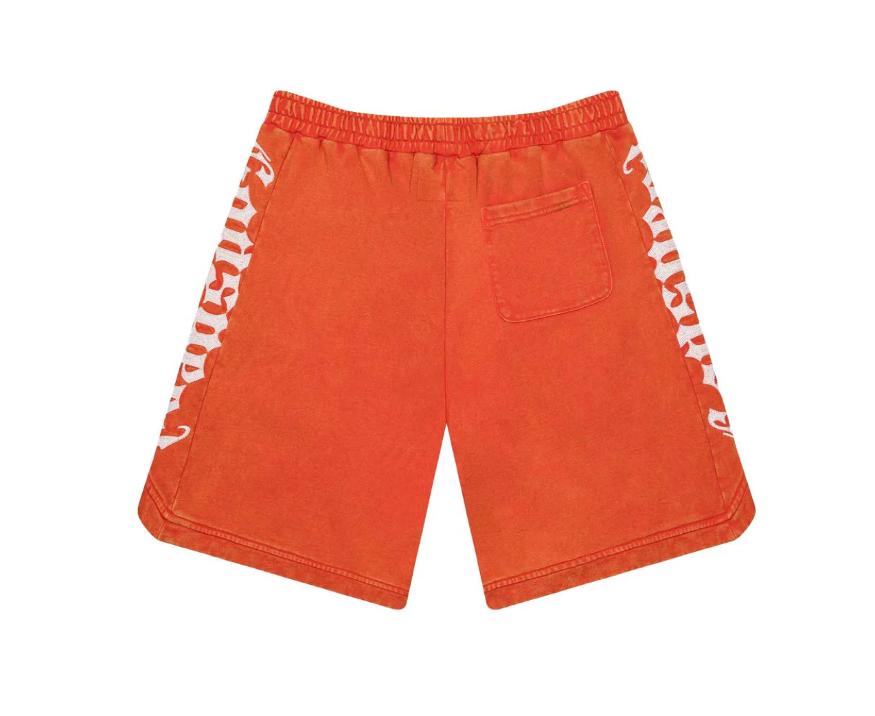 GODSPEED COURTSIDE ORANGE WASH SHORTS