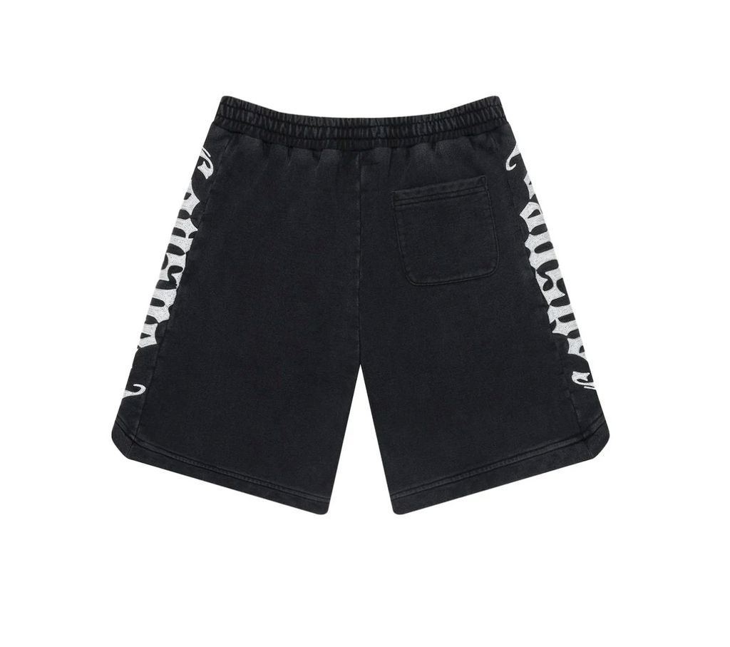 GODSPEED COURTSIDE WASH BLACK SHORTS