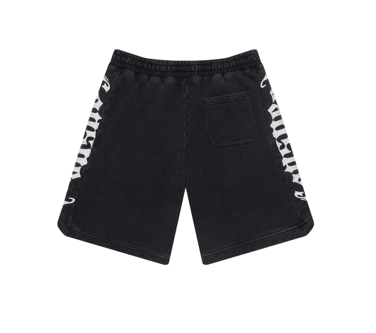 GODSPEED COURTSIDE WASH BLACK SHORTS
