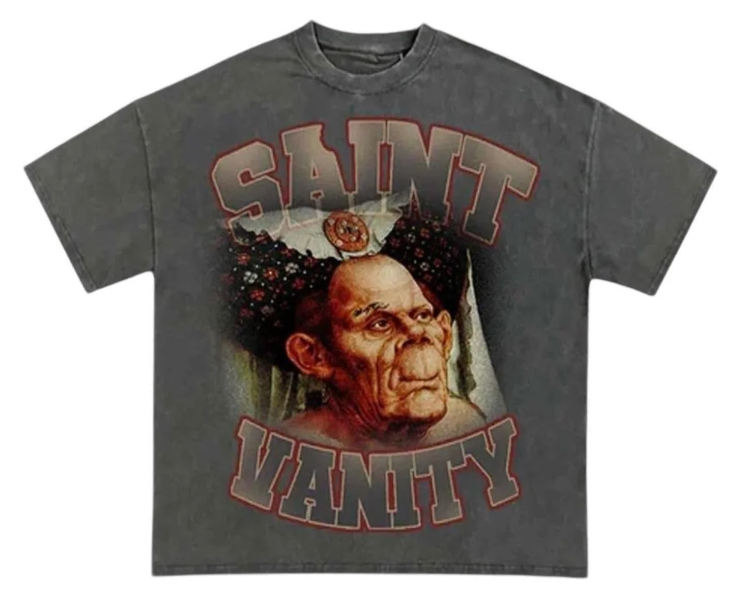 SAINT VANITY HOQ TEE GREY
