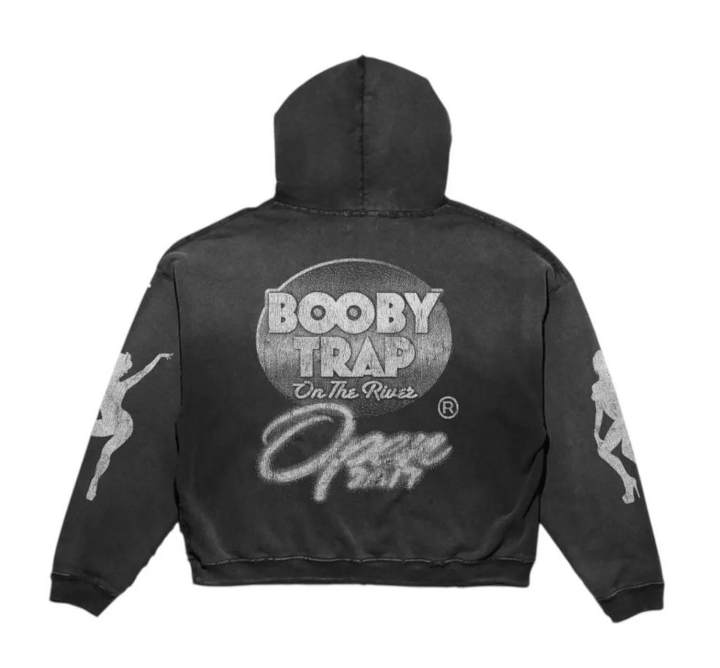 TRIPLE SEVENS BOOBY TRAP LOGO HOODIE BLACK