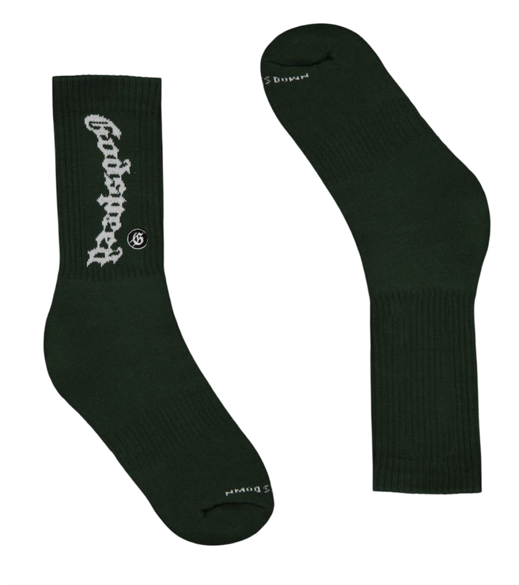 GODSPEED OG LOGO SOCK GREEN