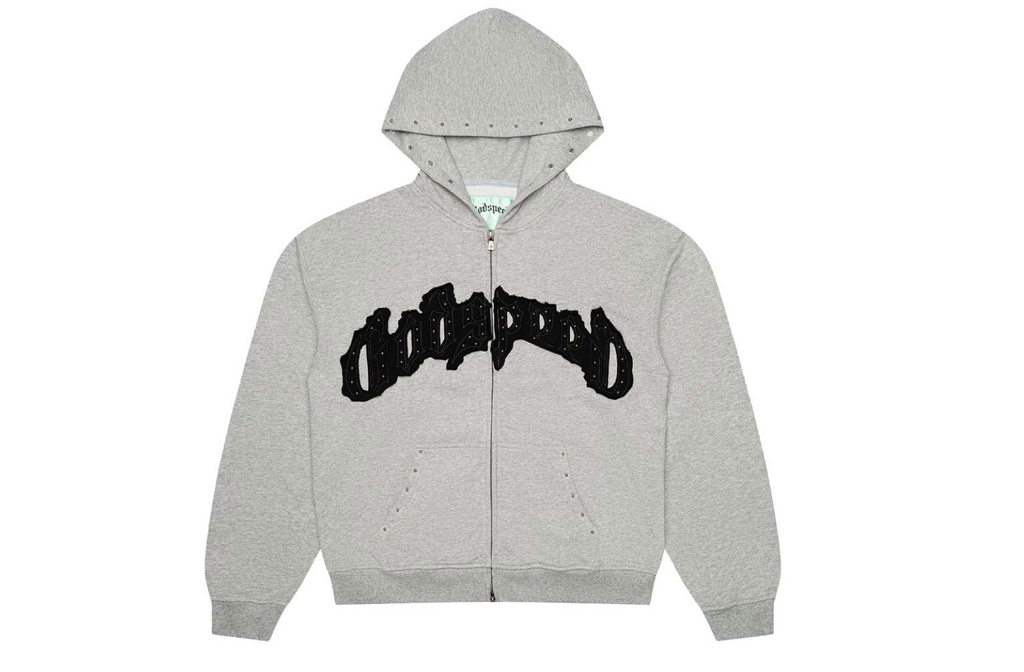 GODSPEED SYMMETRIC STUDDED GREY/BLACK SWEATSUIT