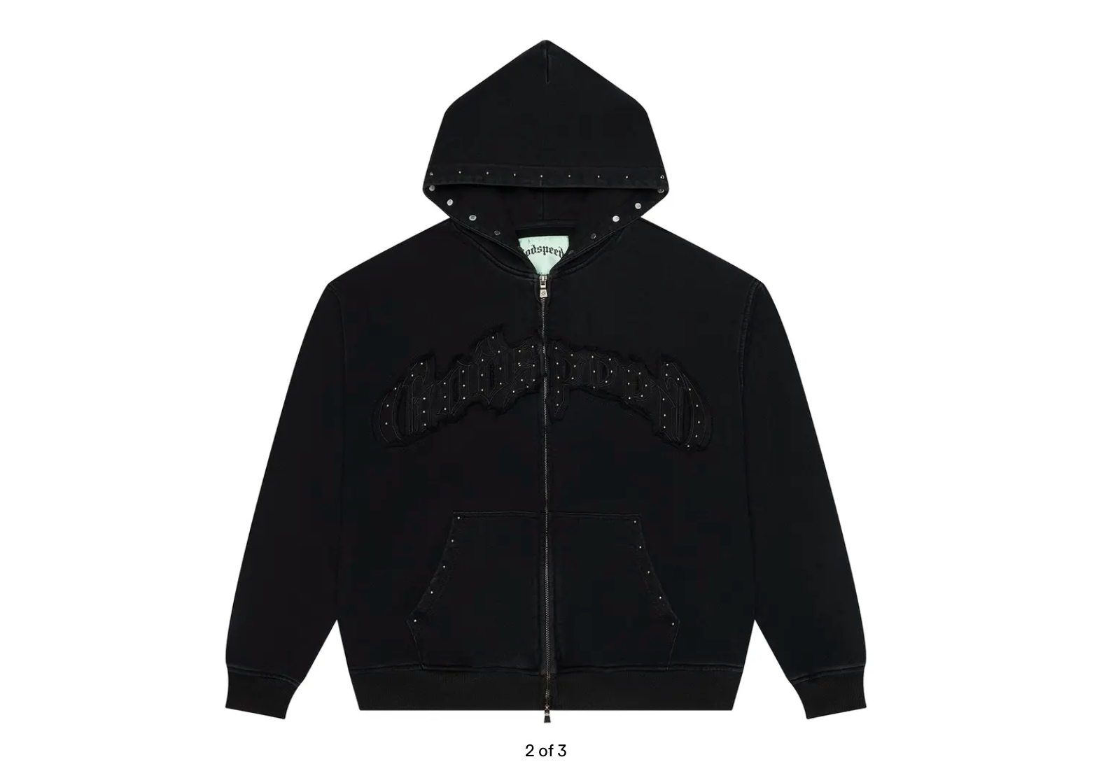 GODSPEED SYMMETRIC STUDDED BLACK SWEATSUIT