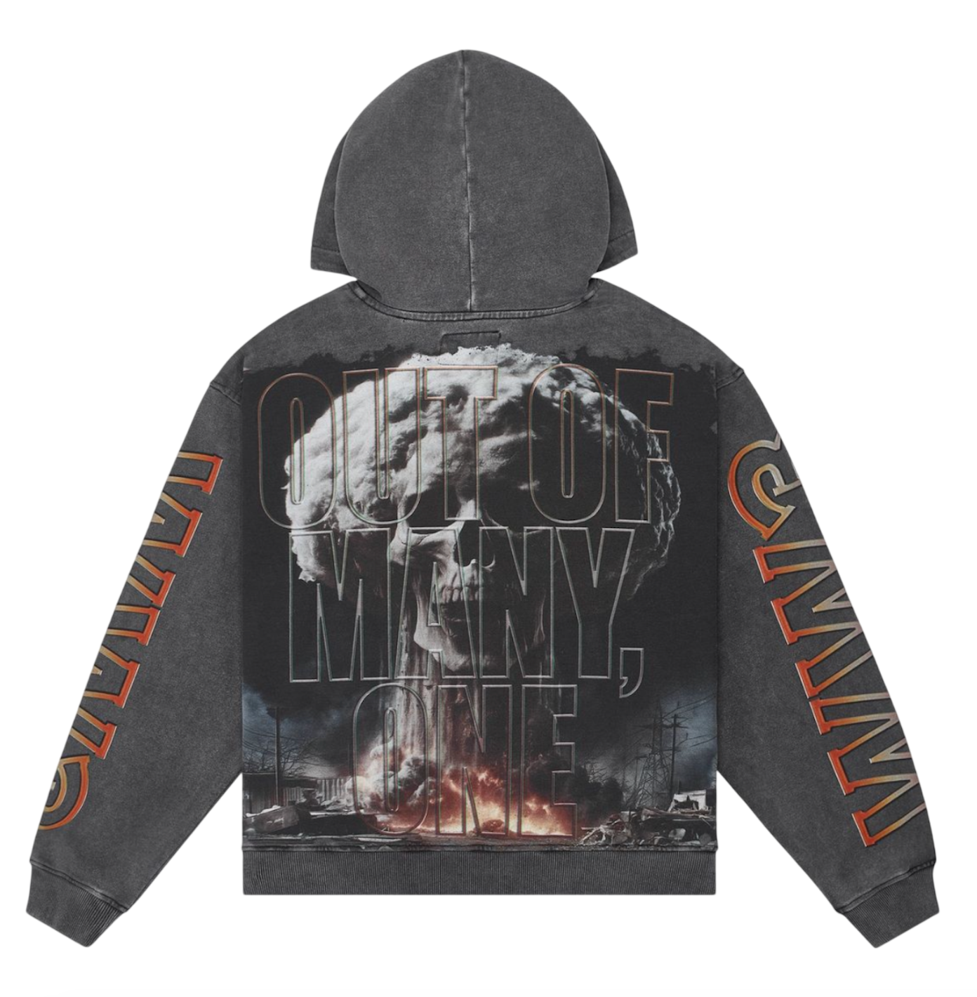 GODSPEED CODE RED GREY WASH HOODIE
