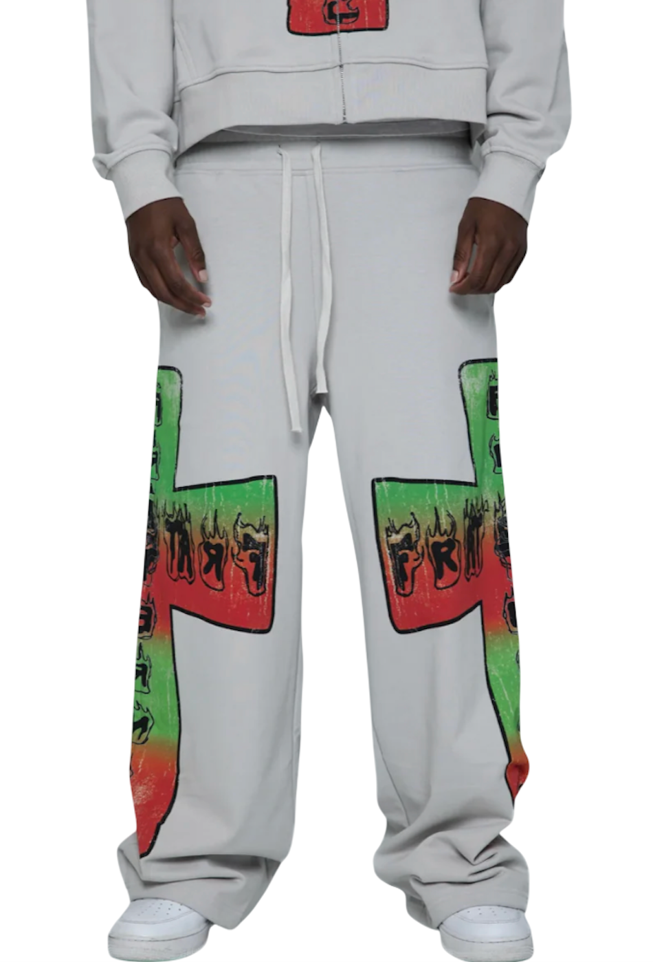 FRATERNAL GREY BLAZE OF FAITH PANTS