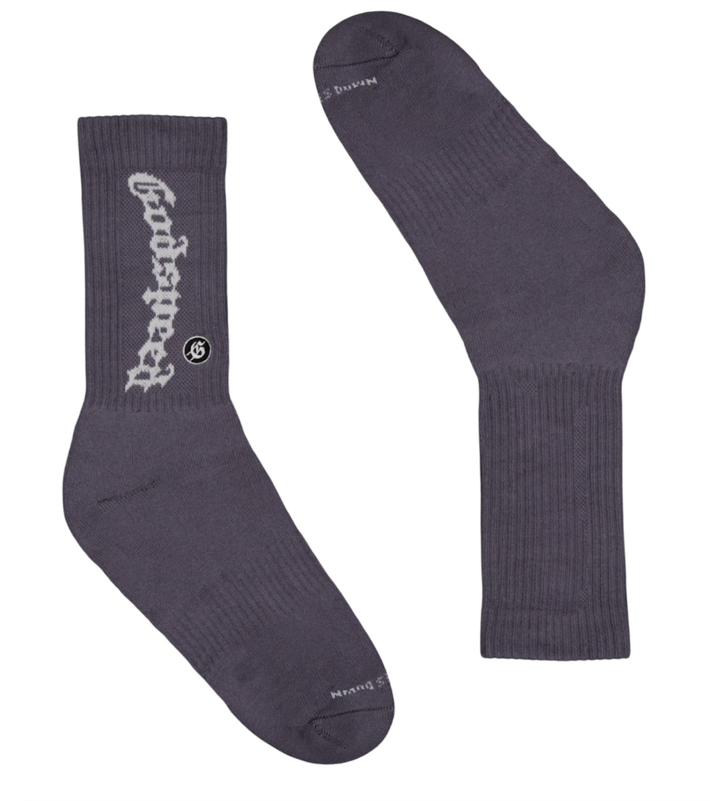 GODSPEED OG LOGO SOCK GREY