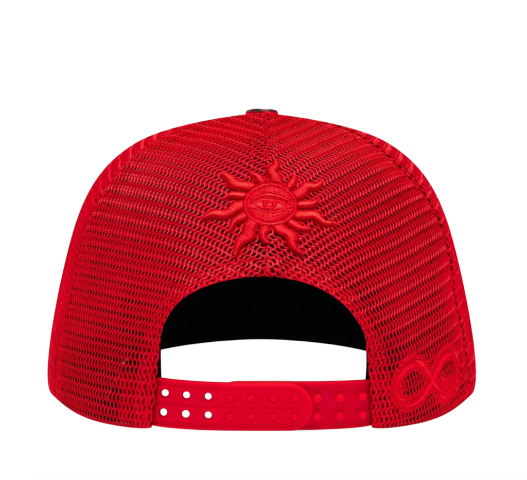GODSPEED FOREVER RED TRUCKER HAT