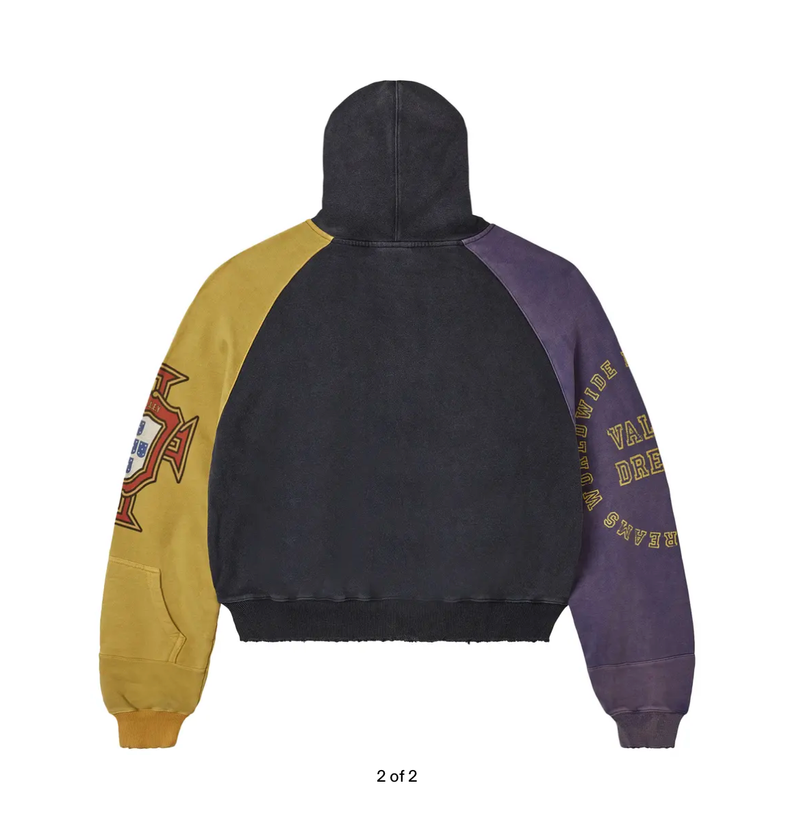 VALE FOREVER CREST ZIP UP HOODIE