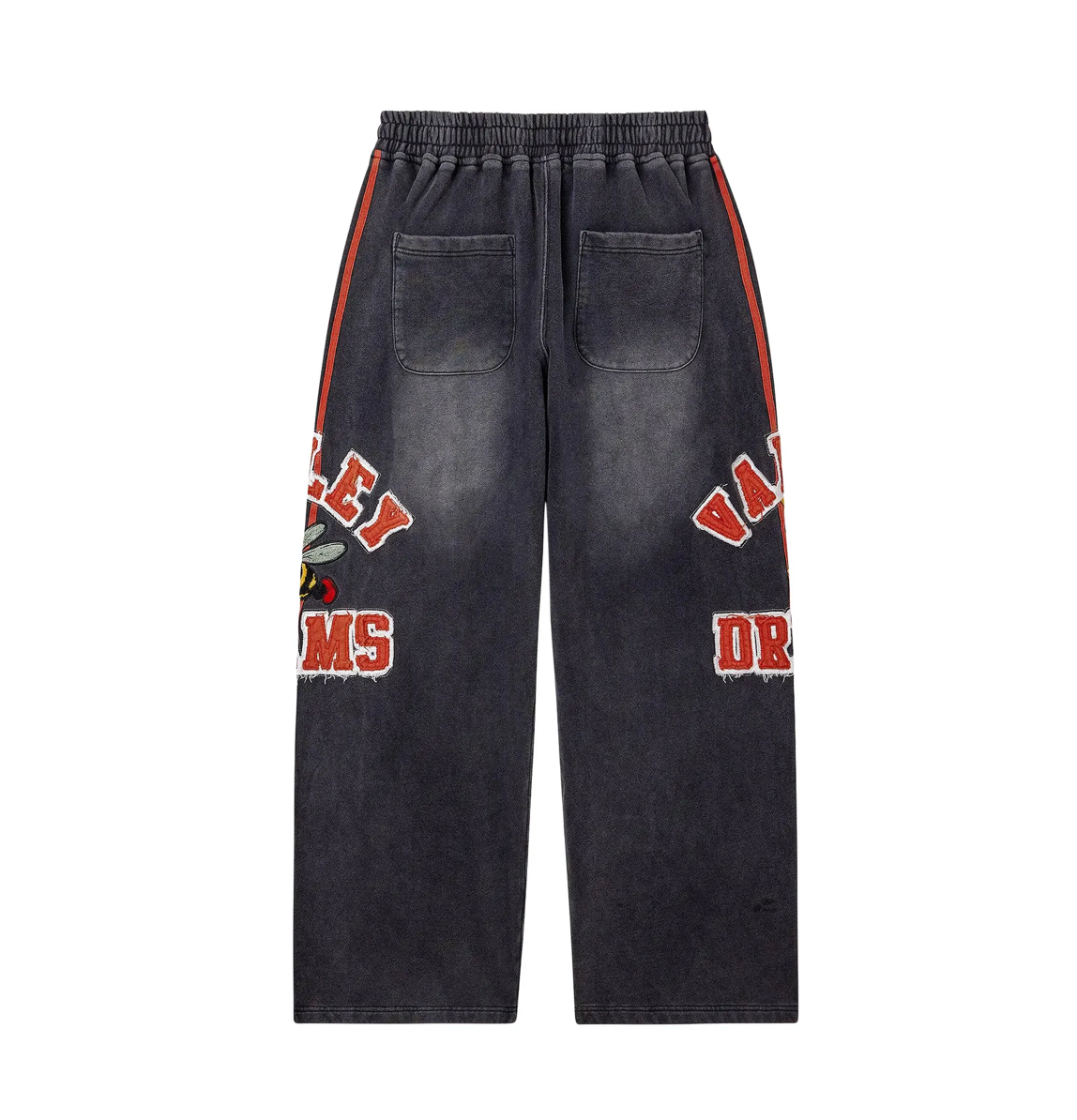 VALE FOREVER ANTHEM SWEATPANTS BLACK / RED