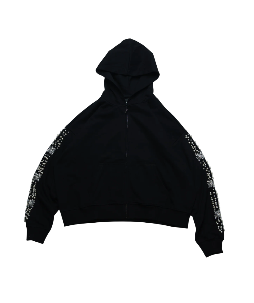 FRATERNAL PEARL BLACK HOODIE