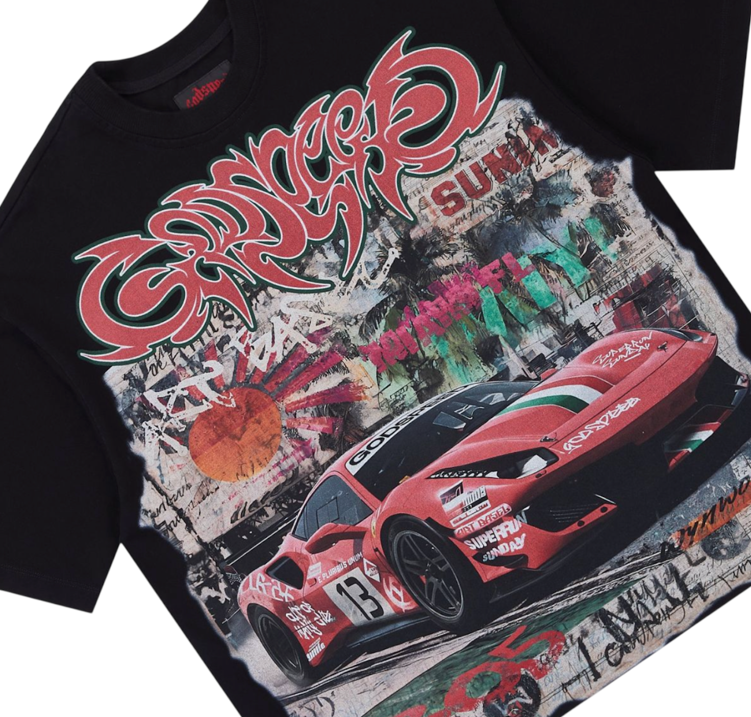 GODSPEED 305 SUPERRUN BLACK TEE
