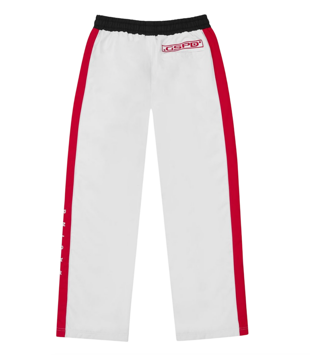 GODSPEED GRC WHITE TRACK PANTS
